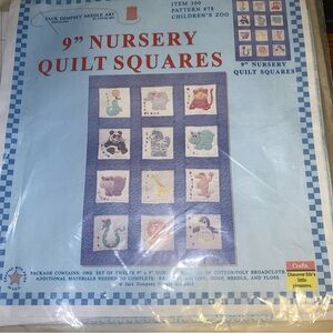 New Nursery quilt blocks to cross stitch & sew